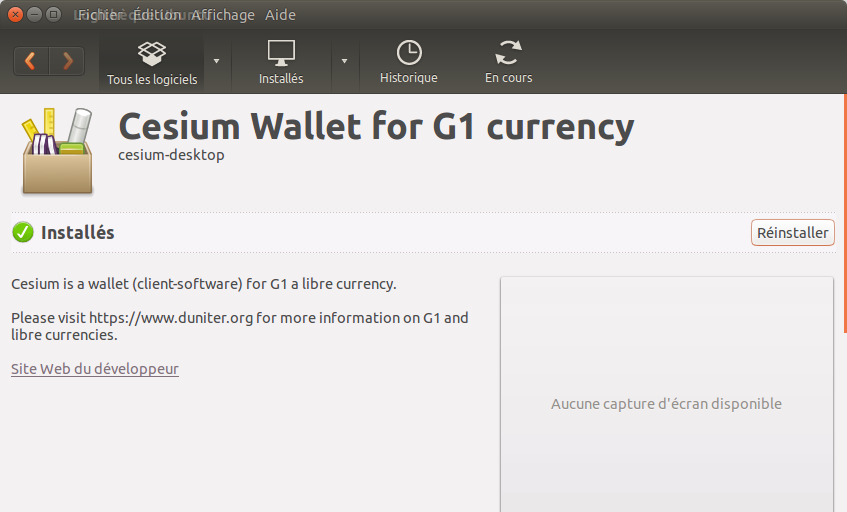 logitheque Ubuntu