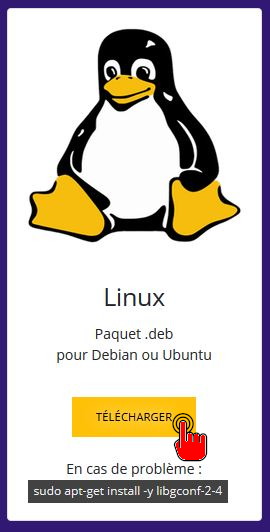 page de téléchargement Cesium.app.